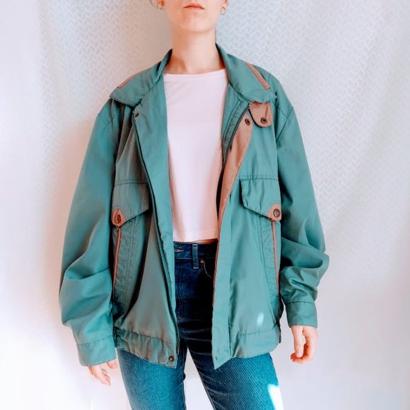 Vintage turquoise coat - Picture 2 of 16